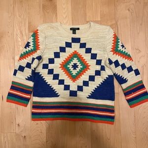 Geometric Ralph Lauren Sweater